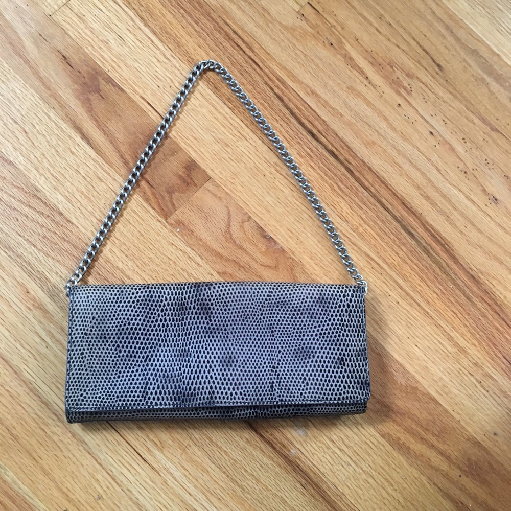 Ann Taylor Leather Clutch or Over Shoulder Purse